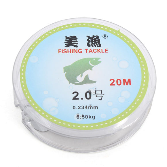 ZANLURE 20M Nylon Fishing Line Monofilament Fishing Line Carp Wire Fishing Sea Fishing Line