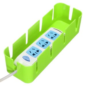 Multi Plug Socket Anti-dust Safe Storage Box Cable Wire Cord Organizer