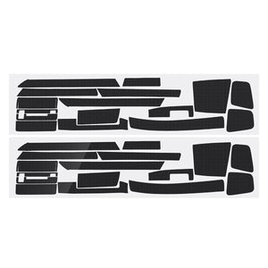 For BMW 3-Series E46 2001-04 Glossy/ Matte Carbon Fiber Sticker Vinyl Decal Trim