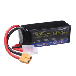 Tiger Power 18.5V 1300mAh 100C 5S Lipo Battery XT60 Plug for RC Racing Drone