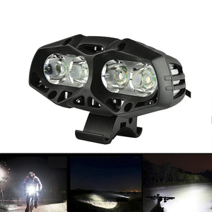 XANES ML01 Waterproof Bike Front Light 4* XML-T6 4 Modes Multipurpose Outdoor Sports Headlight