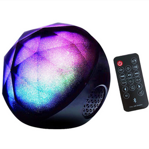 Crystal Colorful Magic Remote Control LED Lamp TF Card Wireless Bluetooth Speaker