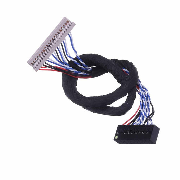 DF19 14P 1CH 6-bit Universal LVDS Drive Screen Line LCD Driver Cable for Lehua Board