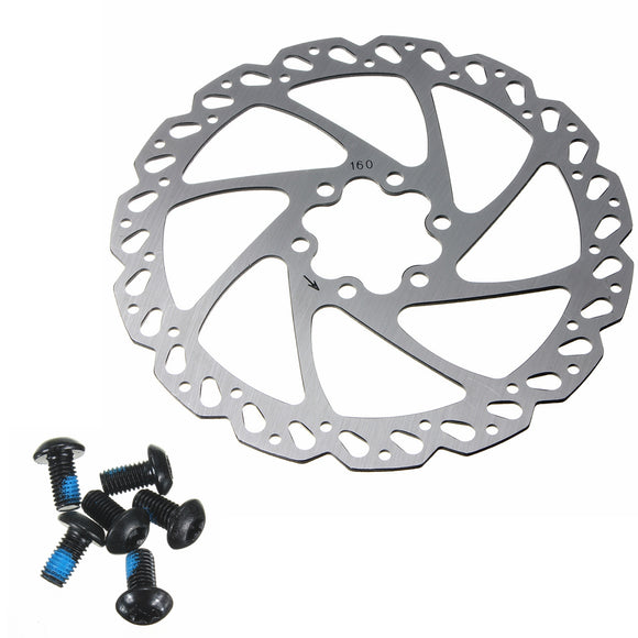 BIKIGHT Novich Clean Sweep 160mm Cycling Bicycle Bike Brake Disc Rotor with 6 Bolts