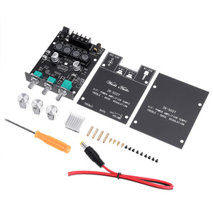 ZK-502C 2x50W bluetooth 5.0 Amplifier Board TPA3116D2 Audio Amp Board Dual Channel