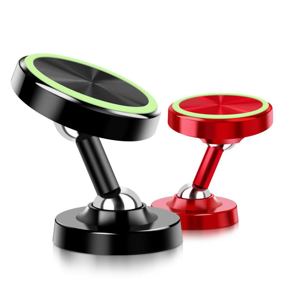 FONKEN Luminous Magnetic Dashboard Car Mount Car Phone Holder 360 Degree Rotation For 4.0-6.5 Inch Smart Phone