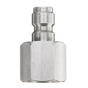 8mm Stainless Steel Quick Connector Pneumatic Adapter Thread Diameter 1/8BSPP