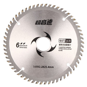 6 Inch Saw Blade Cemented Carbide Woodworking Power Tool Circular Cutting Disc