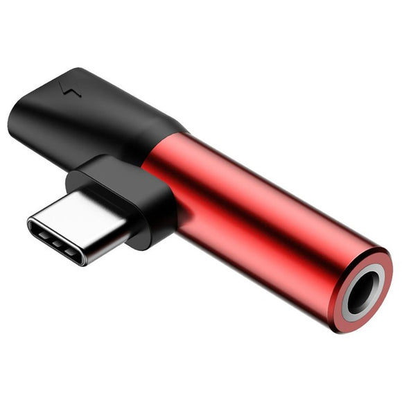 Baseus USB Type C to 3.5mm Jack Charging Extension Earphone Adapter For Xiaomi Mi 8 6 Huawei P20