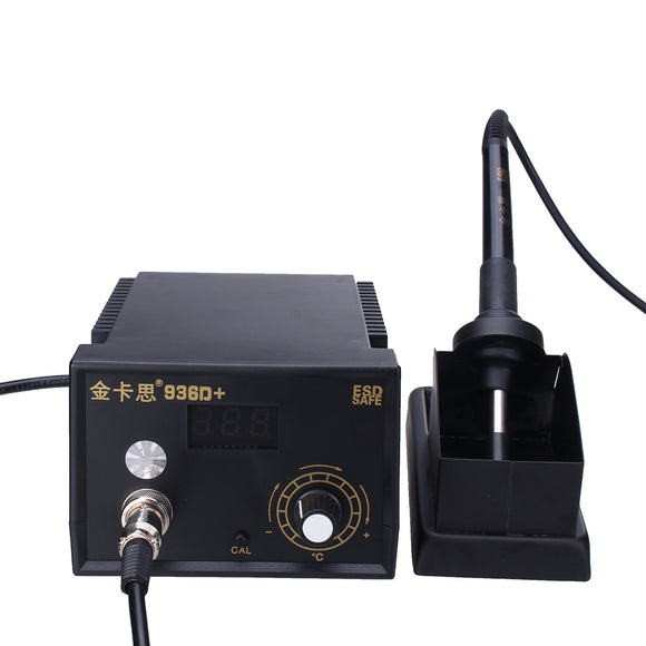 936D+ 220V 2 in 1 Soldering Iron & Rework Station Digital Adjustable Solder Welding Tool ESD