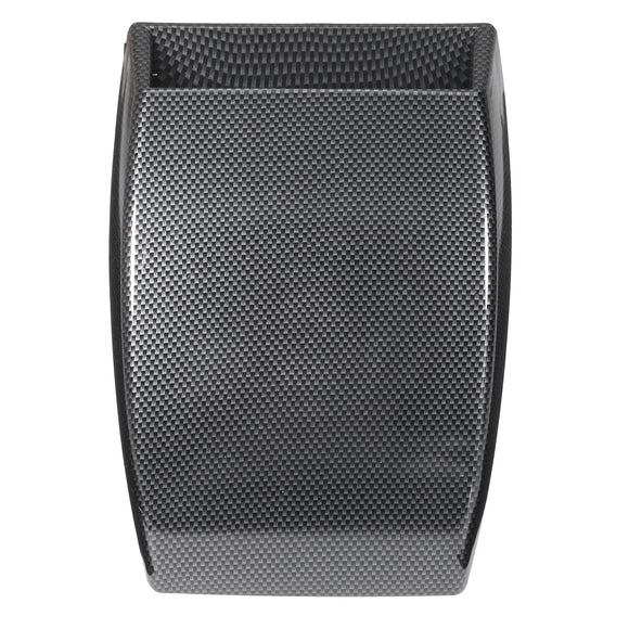 Carbon Fiber Board Pattern Car Decorative Air Flow Intake Scoop Bonnet Vent Cover Hood