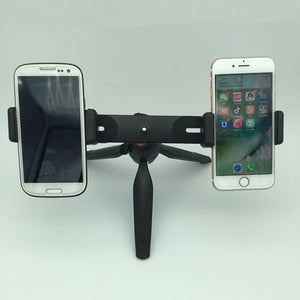 S28 Universal Dual Position Mini Metal Desktop Multi-function Tripod Bracket for Mobile Phone Live bracket