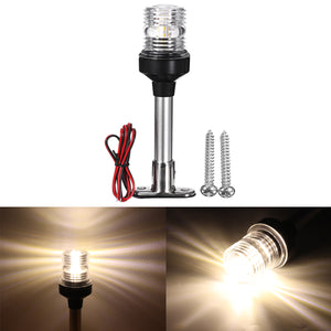 6/8/10/12 12V-24V LED Navigation Anchor Light Marine Boat Pontoon 360 All Around"