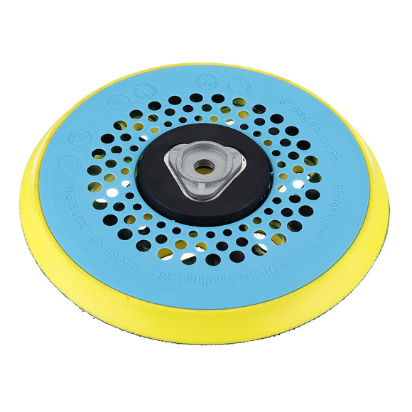 Drillpro 6 Inch 150mm Multi-functional Sanding Polishing Pad Sander Backing Pad Dust Free 17-Hole Hook and Loop
