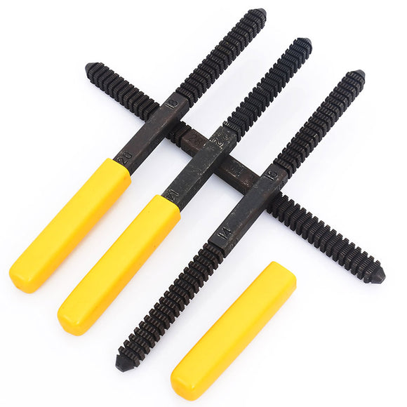 Single-cut Bearing Steel Thread Repair File Tool Metric BSW/BSF SAE/UN BSP/PF Annatto File