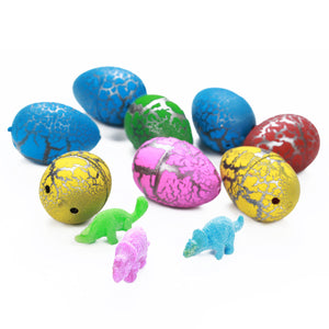 60 pcs Hatching Dinosaur Eggs Growing Dino Eggs Add Water Magic Inflatable Toy