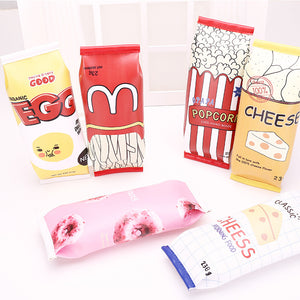 WAM PC-CB02 Girls Boy Pencil Case Snack Cookie Pencil Bag Stationery Office School Pen Bag