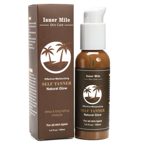 Isner Mile Effective Moisturizing Natural Glow Self Tanner Deep Long Lasting 100ml