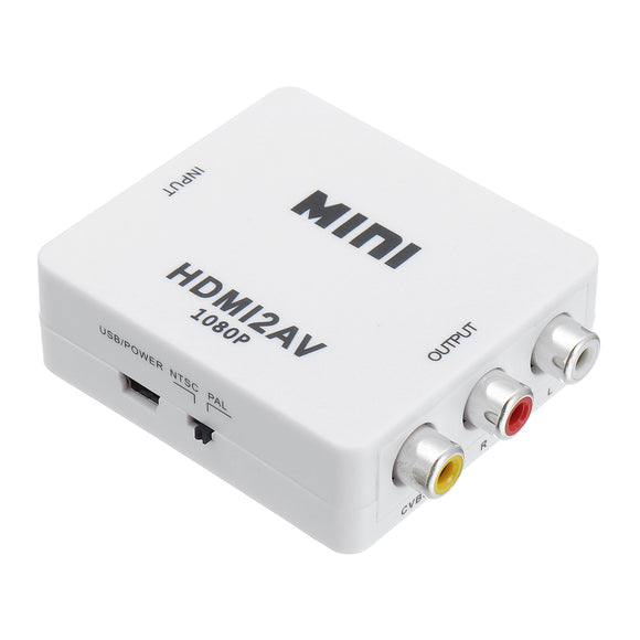 Onten OTN-7336B HDMI to AV Audio Converter for DVD Laptop PC