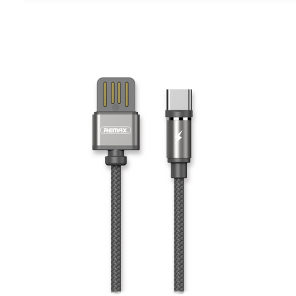 REMAX 2.1A Type-C USB with LED Light Nylon Braided Fast Charging Data Cable for Xiaomi Mi8 Mi9 HUAWEI P30 Pro Oneplus 7 S10 S10+