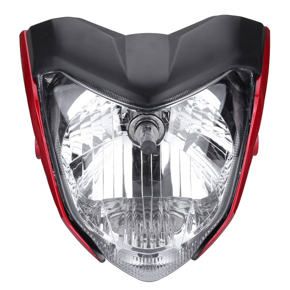 Motorcycle Headlight Assembly Headlamp Light House Red For Yamaha FZ16 YS150 FZER150