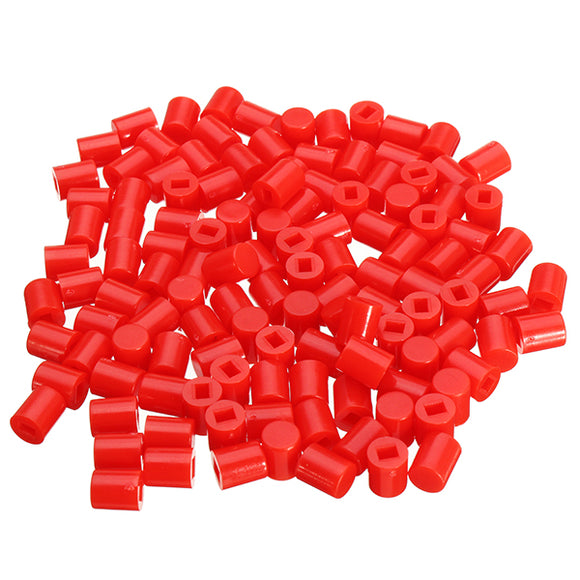 300pcs 6 x 7mm Round Button Cap Hat Suitable For 8.5 x 8.5mm / 8 x 8mm Series Of Self-locking Switch