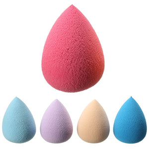 5pcs Dual Use Dry Wet Makeup Squishy Puff Cosmetic Facial Sponge Blush Blender Foundation Flawless