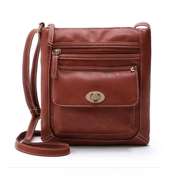 Women PU Leather Crossbody Bag Shoulder Bag