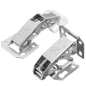 2pcs Cabinet Bridge Hinge Cupboard Door Hinge