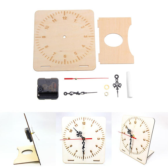 DIY Clock Primary School Technology Production Kit Manual Invention DIY Material Science Model