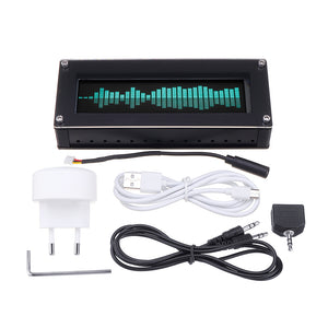 WIFI VFD Music Spectrum Display Analyzer MP3 PC Amplifier Audio Level Indicator Music Rhythm Analyzer VU METER Fluorescent Tube Display Clock