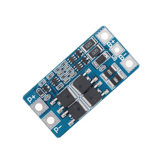 10pcs 2S 10A 7.4V 18650 Lithium Battery Protection Board 8.4V Balanced Function Overcharged Protection