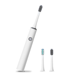 USB Electric Toothbrush Fast Charging 4 Smart Modes IPX6+2 Brush Heads W/ Timer Function