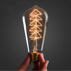 E27 ST64 40W Incandescent Bulb Edison Christmas Tree Light AC 110-120V