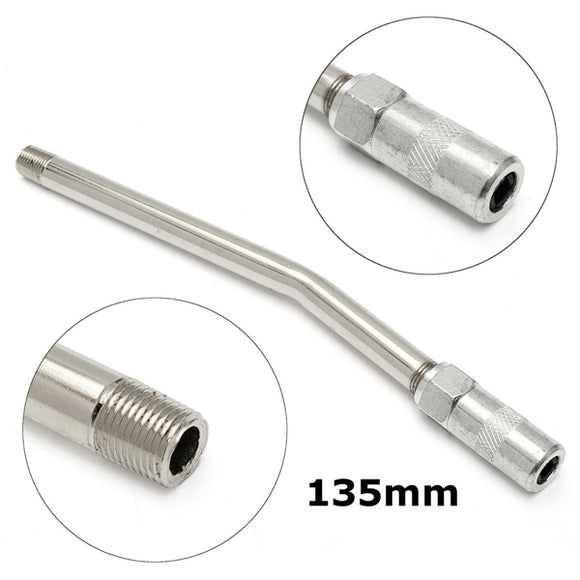 135mm Iron Grease Gun Tube Hose Rigid Tube with Galvanized Iron Connector