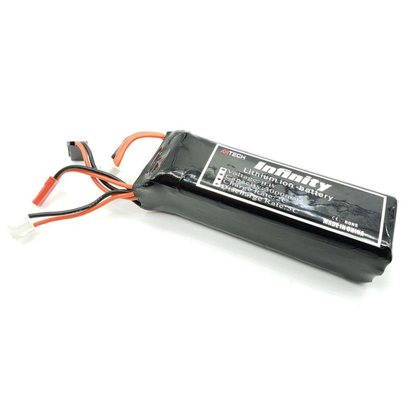 AHTECH Infinity LI-ION 3S 11.1V 3000mAh 5C Battery for Frsky Taranis X9D 2019 Radio Transmitter