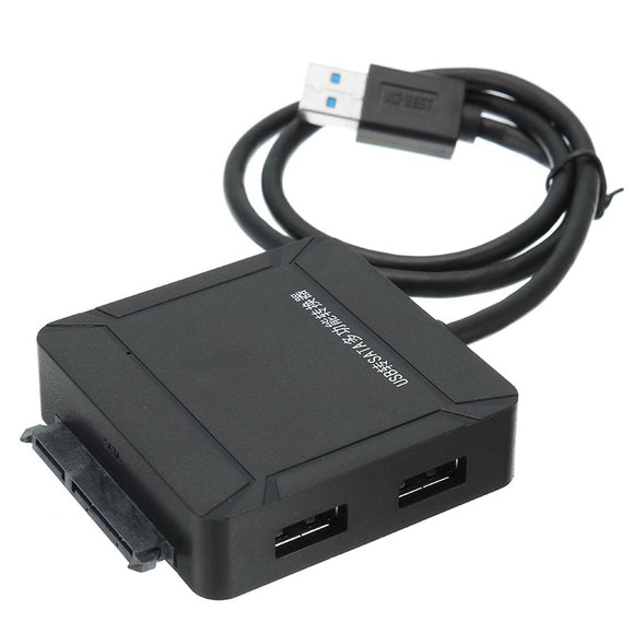 ULT-Best USB3.0 to SATA Hard Drive Disk for 2.5/3.5 inch SSD HDD with 2Port USB3.0+SD/TF Card Reader