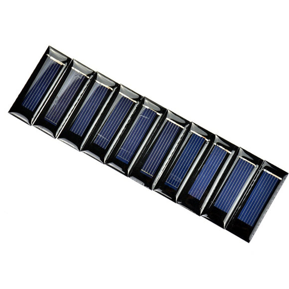 10PCS Mini 0.5V 100mA DIY Polycrystalline Silicon Solar Panel