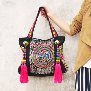 National Style Fashion Bag Embroidery Bag Handbag For Women