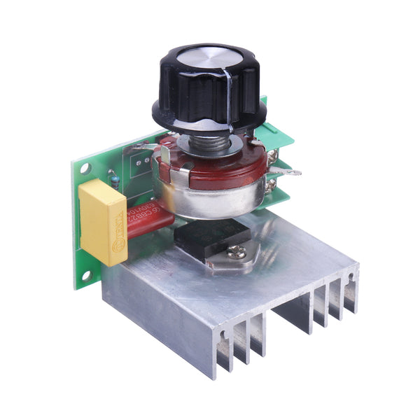 4000W Thyristor Regulator Control Module High Power Voltage Speed Regulation Thermostat Dimming Controller AC220V