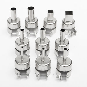 10pcs 3/4/5/6/7/8/10/12mm Heat Gun Nozzles Heat Air Guns Nozzle for 850 Hot Air Soldering Station