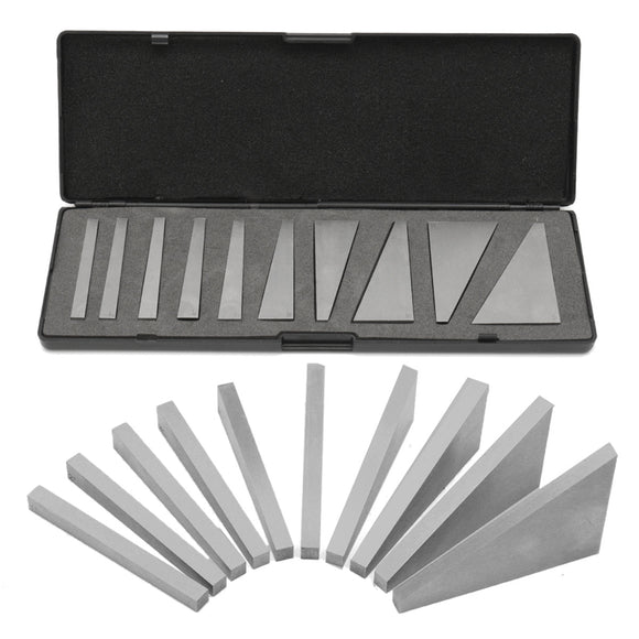 10Pcs Precision Angle Blocks Set Lathes Milling Machinist Ground