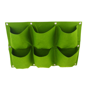 Multi-pocket Wall Hanging Planting Bag Fabric Grow Bag