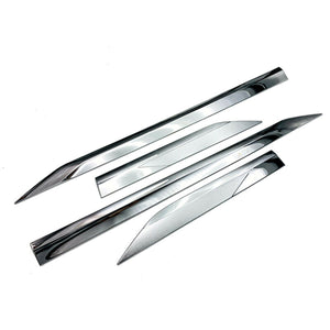 4 Pcs ABS Chrome Side Panel Door Clip Car Moulding Trim Strip For Toyota RAV4 2019 2020