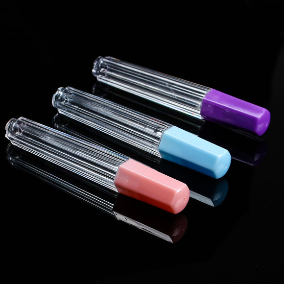 10Pcs Transparent Plastic Felting Sewing Needles Container Bottle