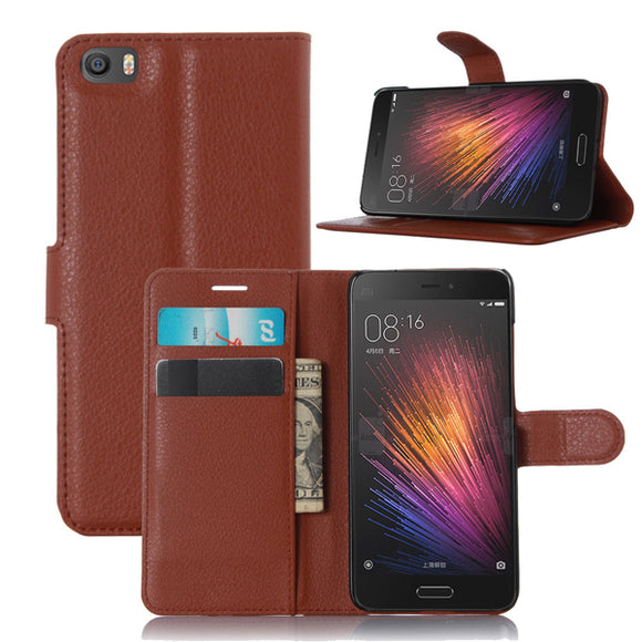 Multifunctional Wallet Card Slot Stand Leather Case For Xiaomi Mi 5s Mi5s