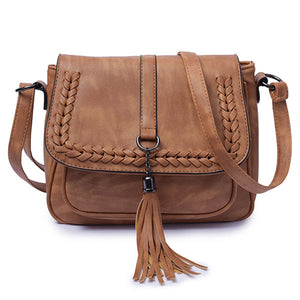 Women Vintage Pu Leather Crossbody Bag