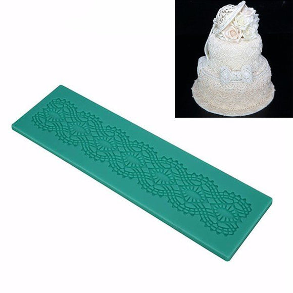 Lace Silicone Fondant Mold Cake Decorating Mould Gum Paste Sugarpaste Mold FDA LFGB