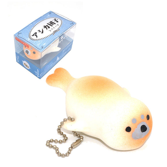 IKUURANI Seal Sea Lion 7cm Squeeze Squishy Stretchy Original Packaging Collection Gift Decor Toy