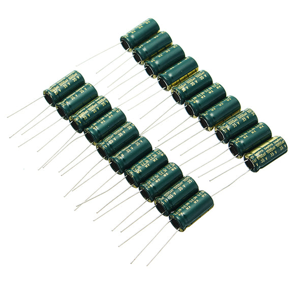 200pcs 35V 1000UF High Frequency Long Life Capacitor LCD Motherboard Electrolytic Capacitor